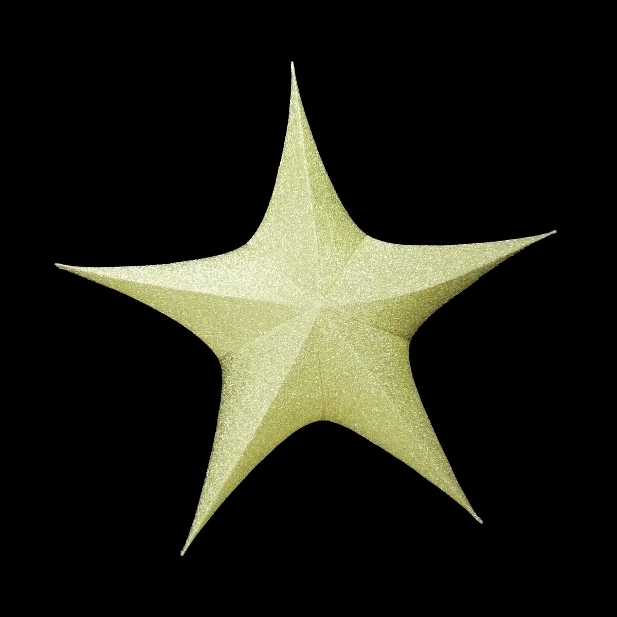Foldable 3D Star Gold, 59in 