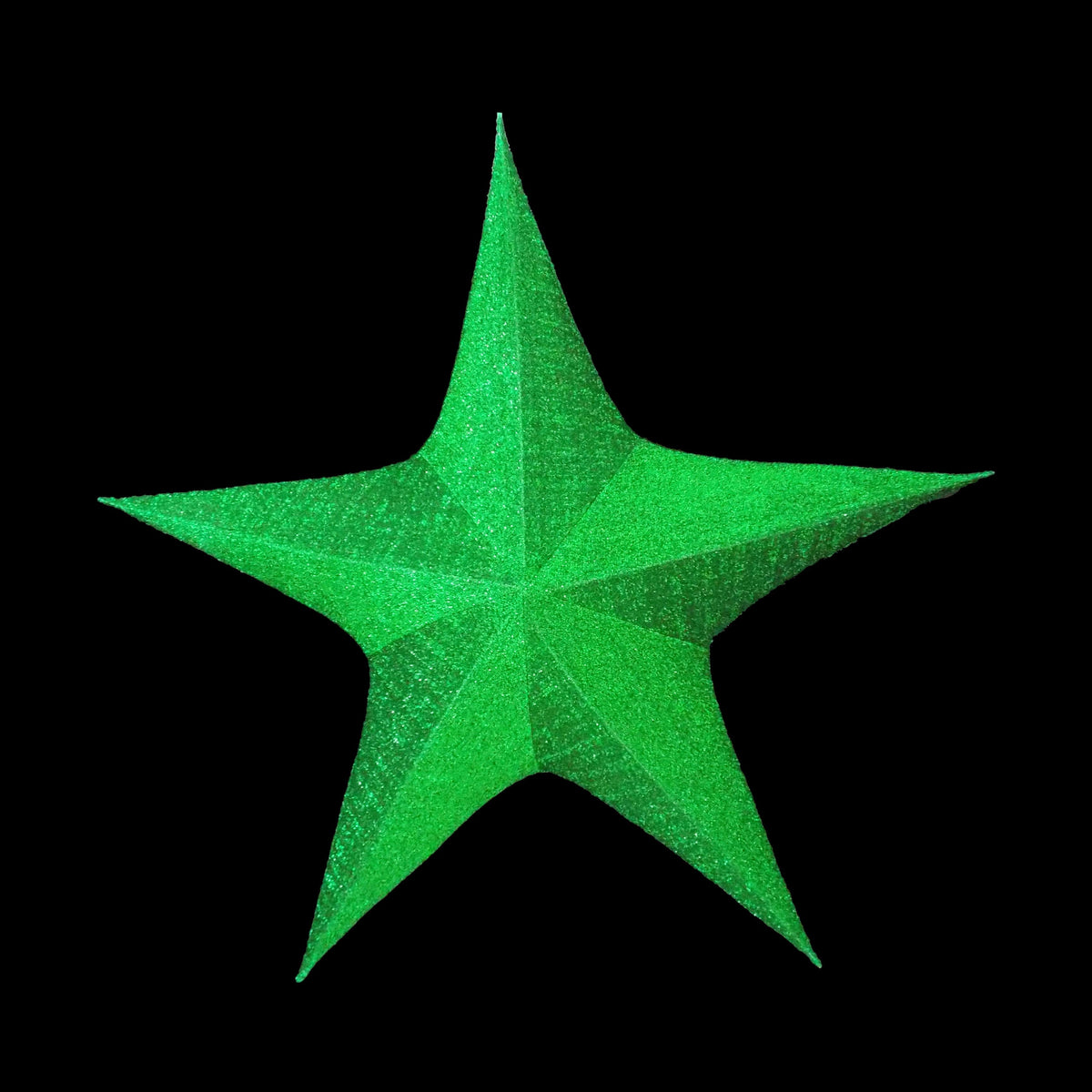 Foldable 3D Star Green, 59in 