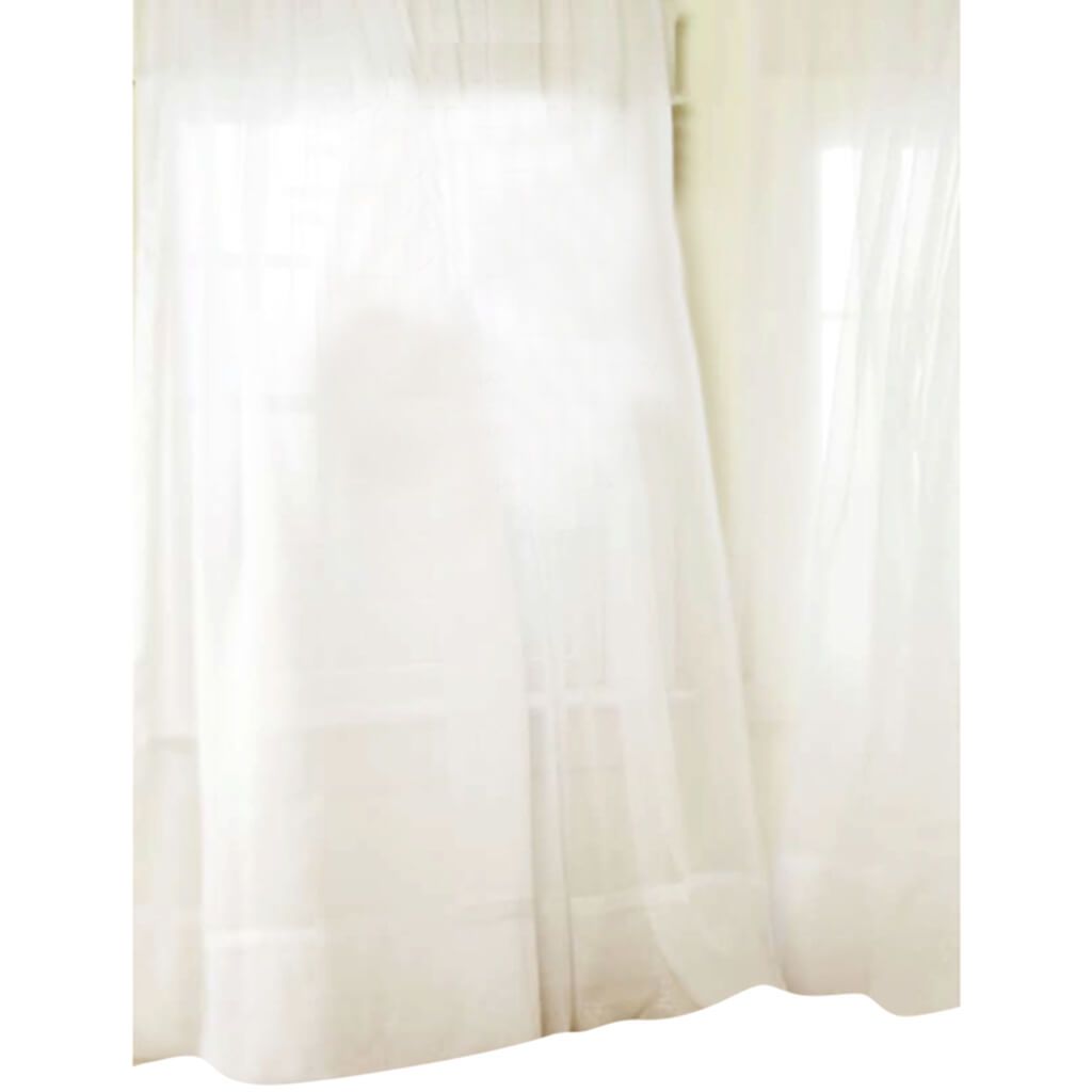 Rhapsody Tailored Panel Curtains White 54in x 95in