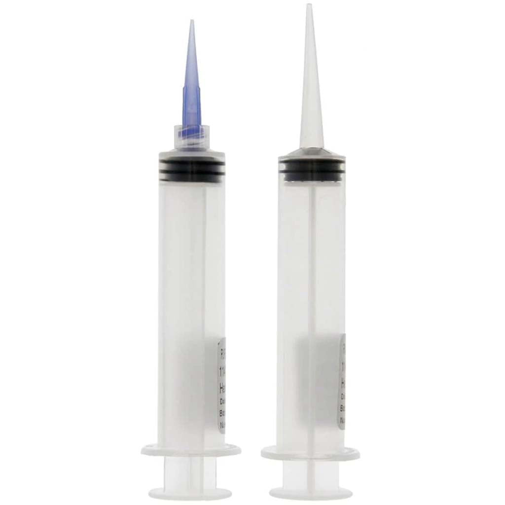 SYRINGE SET WITH TAPERED &amp; NEEDLE TIP