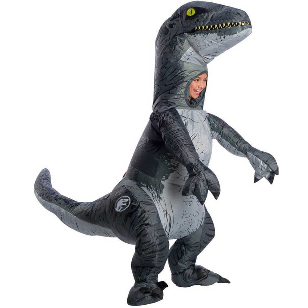 Velociraptor Inflatable Costume With Sound