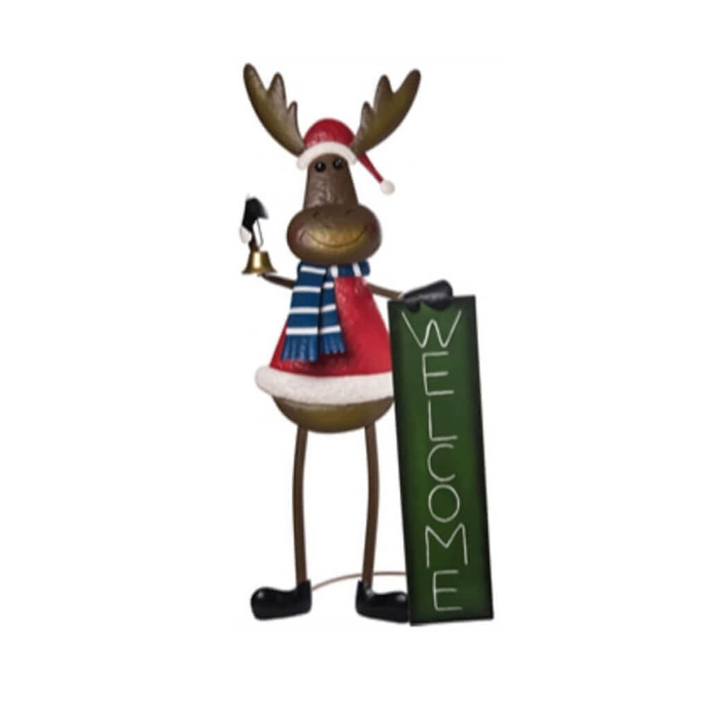 Metal Reindeer Welcome