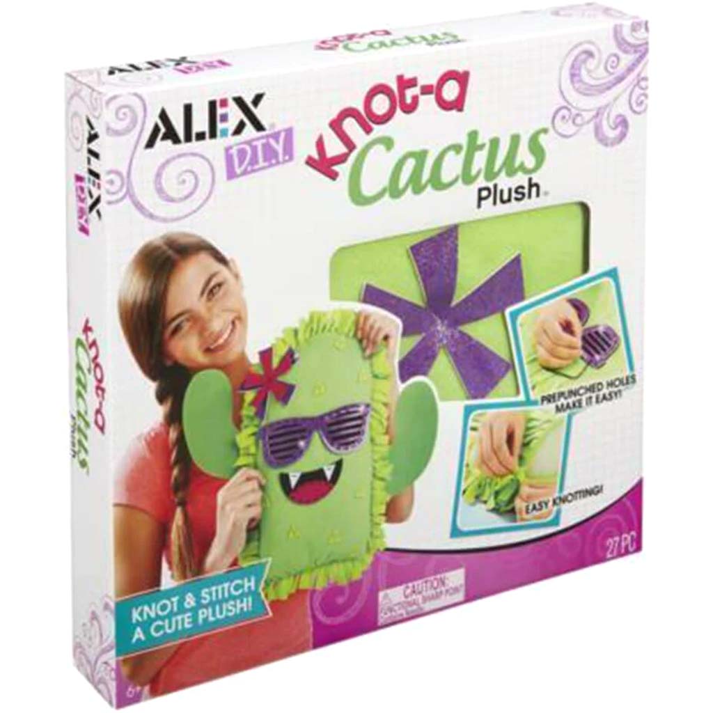 DIY Knot Cactus Plush Green