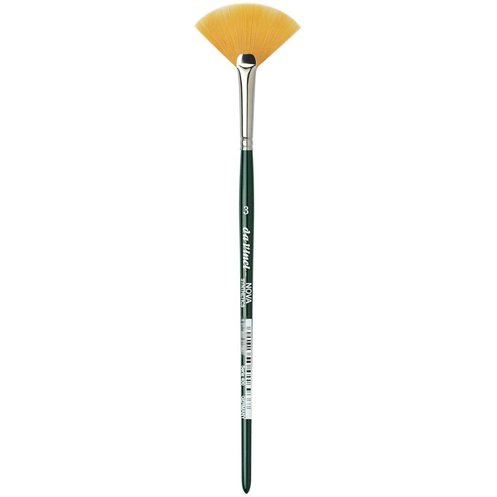 Nova Brush Fan Short Handle Size 3