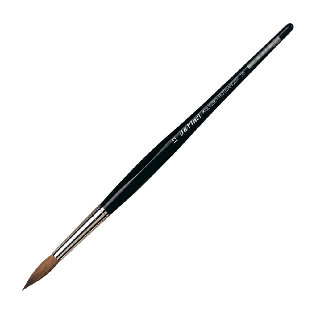 Da Vinci Ussuri Red Sable Series 36 Watercolor Brush Round Size 12