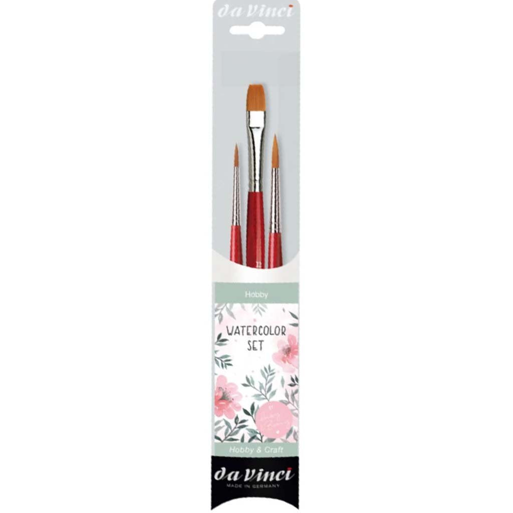 WATERCOLOR SYNTHETIC FIBRE BRUSH SET 