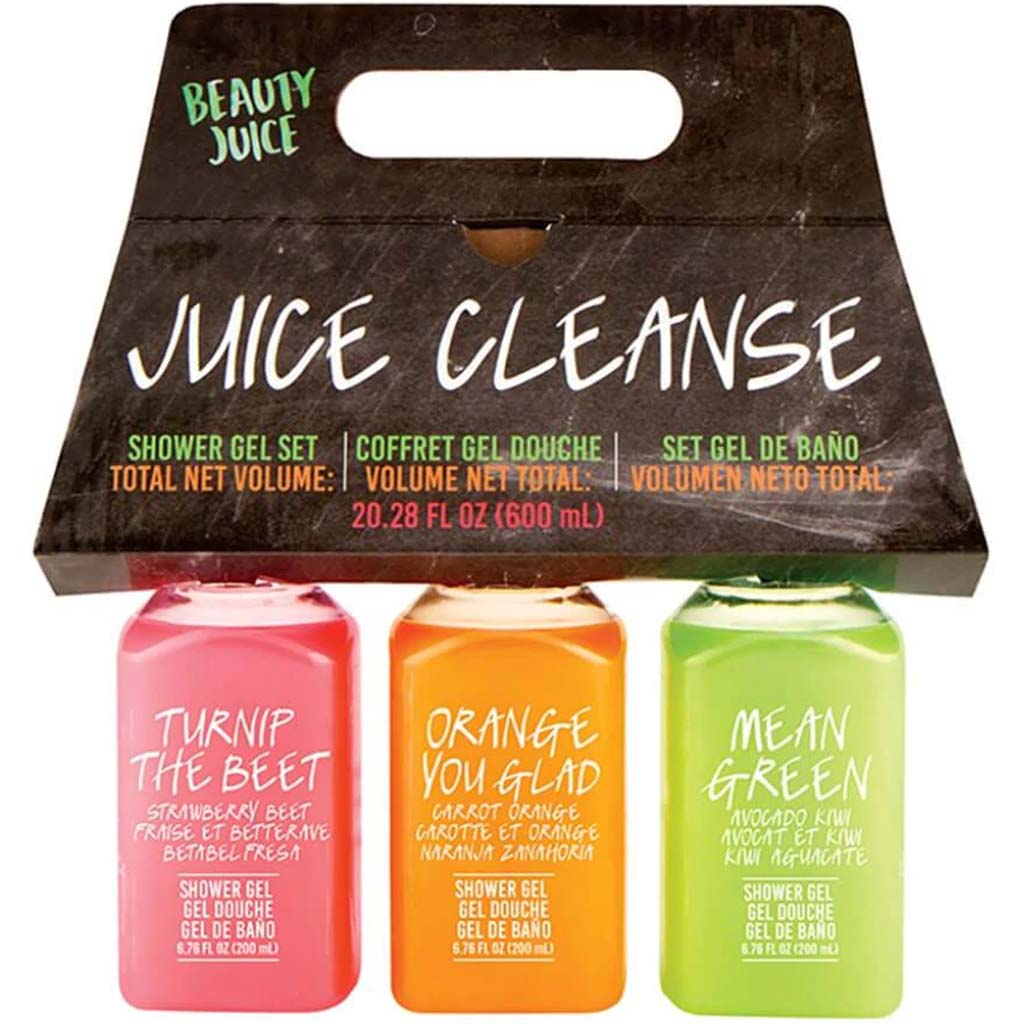 BEAUTY JUICE CLEANSE SHOWER SET 