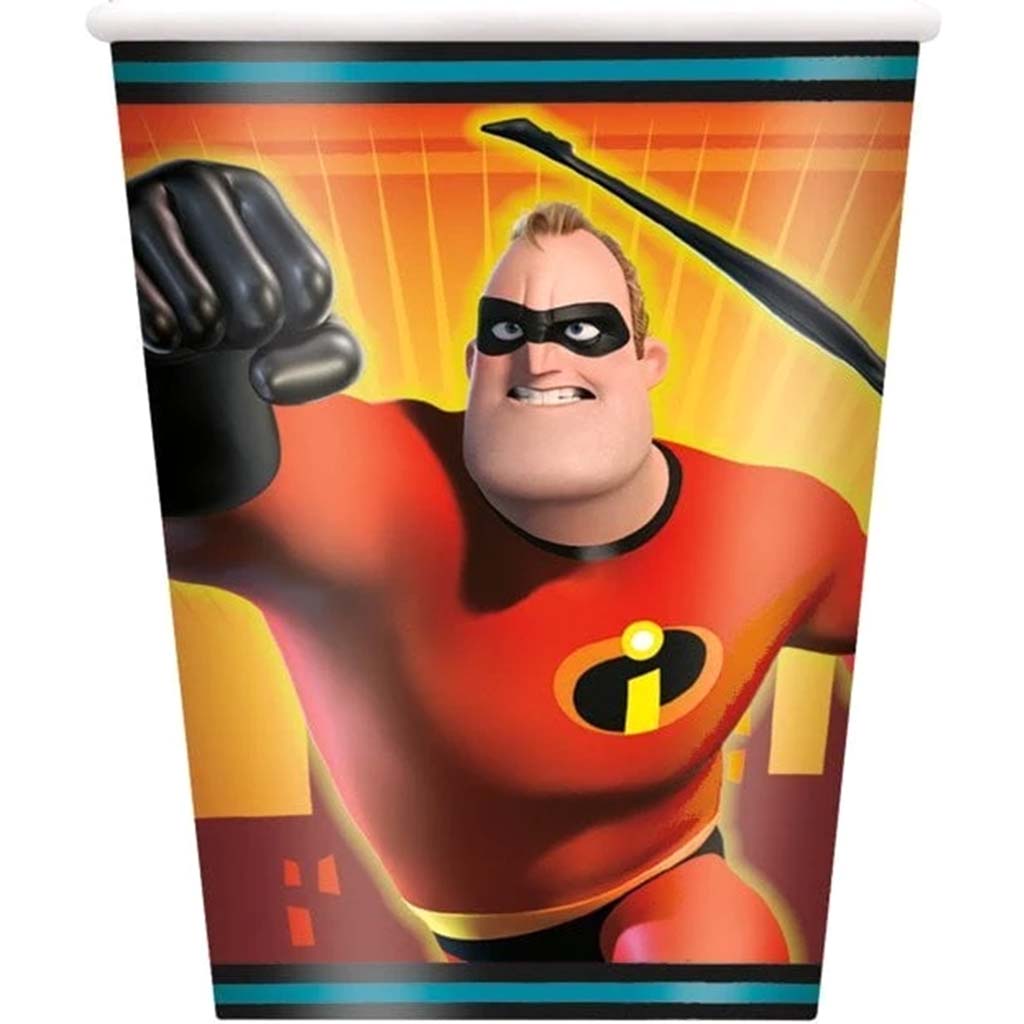 The Incredibles 2 9oz Paper Cups, 8ct 