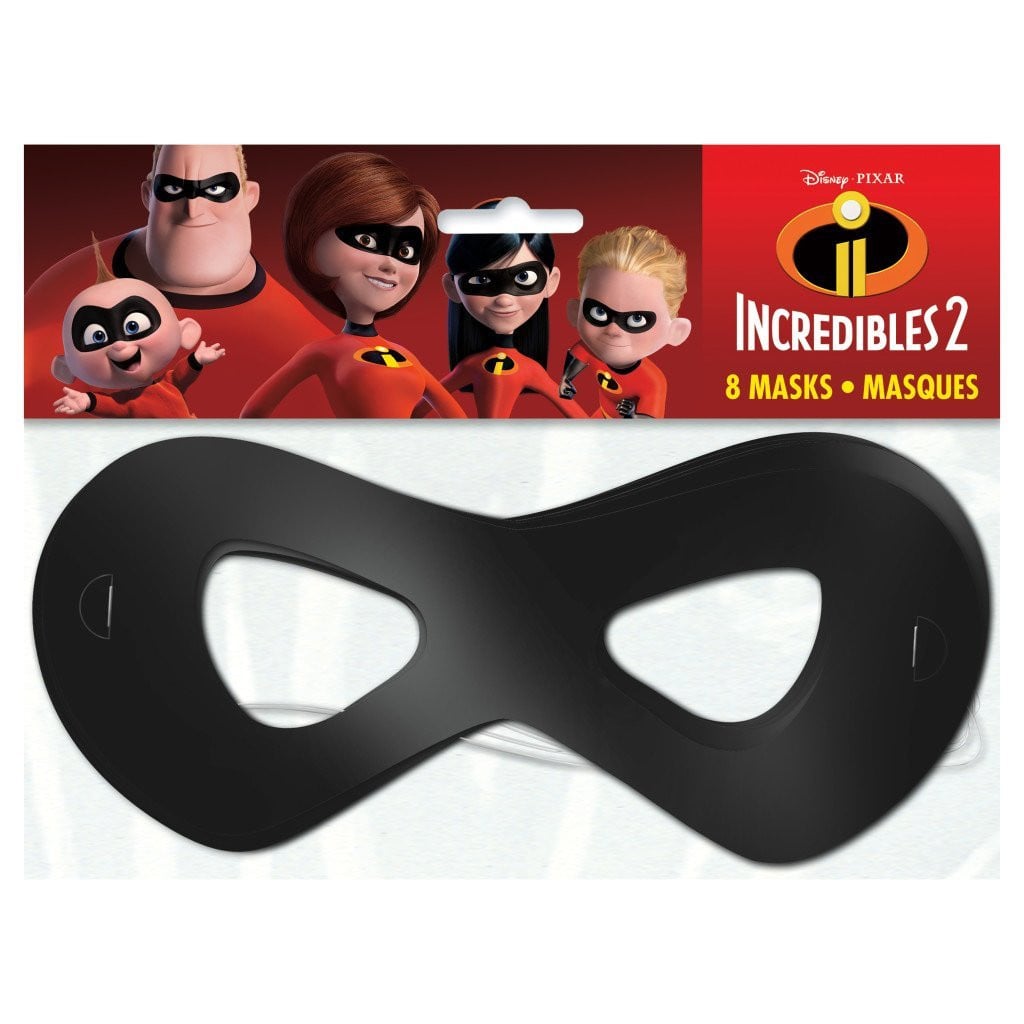 Party Masks 8ct, The Incredibles 2 