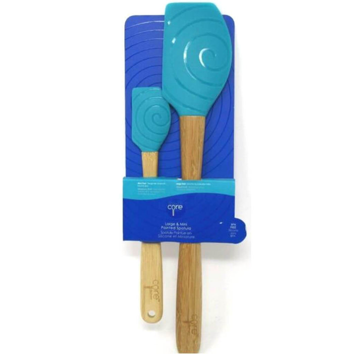 Bamboo & Silicone Pointed Spatula, 11.6in