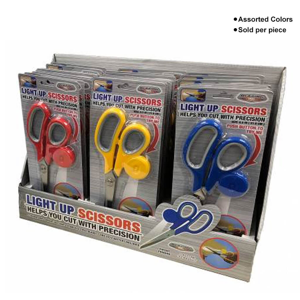 LED CUSHION STAINLESS SCISSORS 