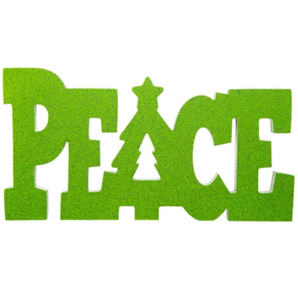 Peace Chunky Wood Cut Out 