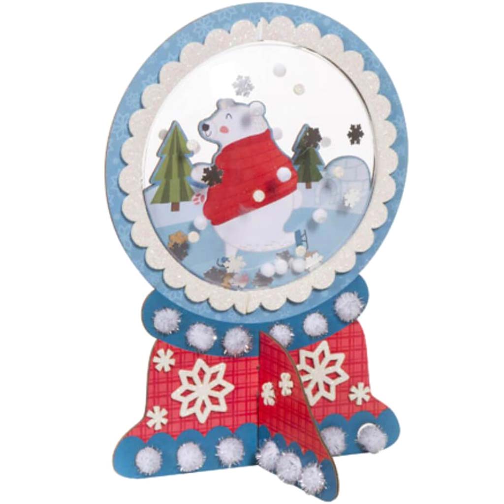 Foamies Polar Bear Snow Globe Kit 