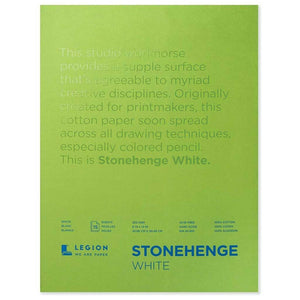 Stonehenge White Paper Pads 15sheets