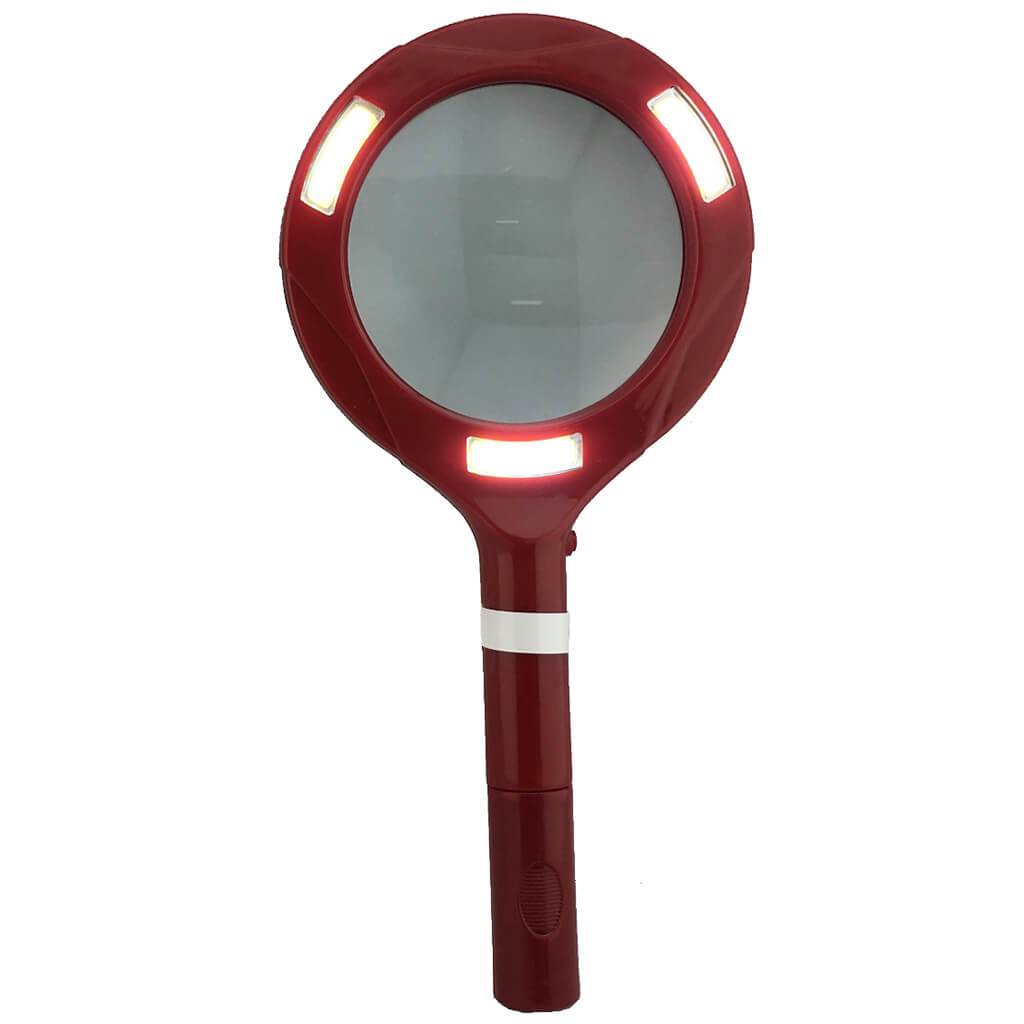 Cob Super Bright Magnifier Red