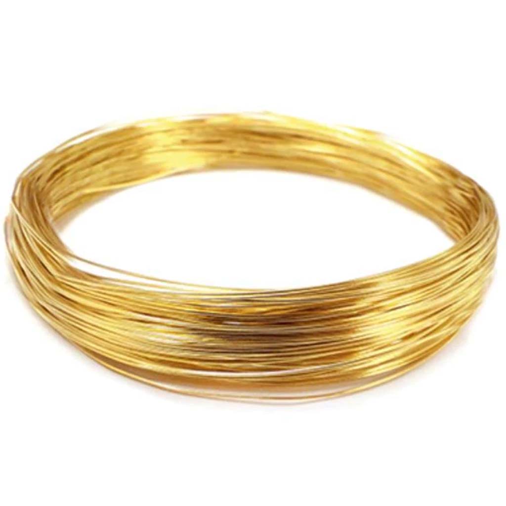 WIRE BEADING JEWELRY TIGER TAIL 0.30MM GOLD 