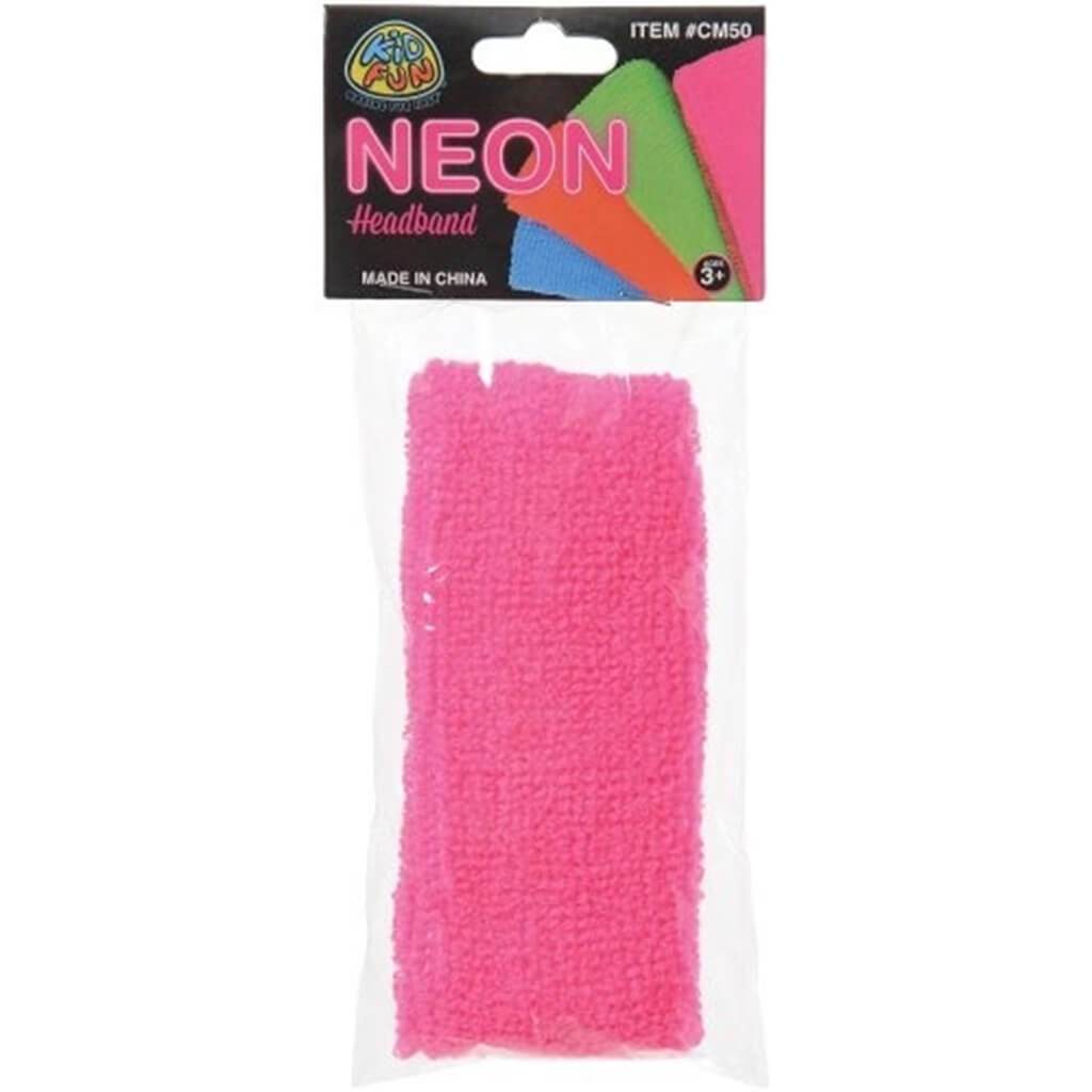 Neon Pink Headbands