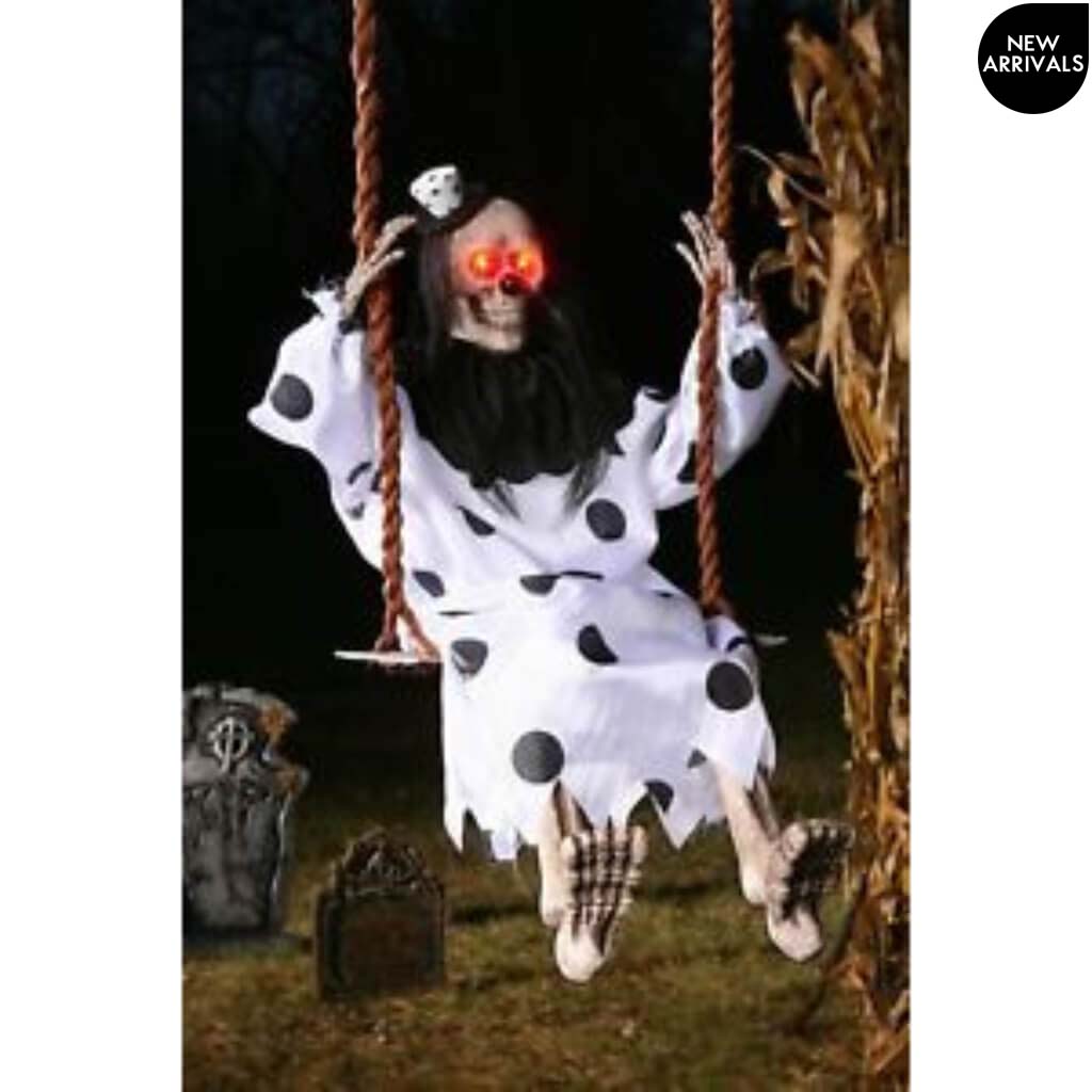 Swinging Dead Clown Light Up 36in 