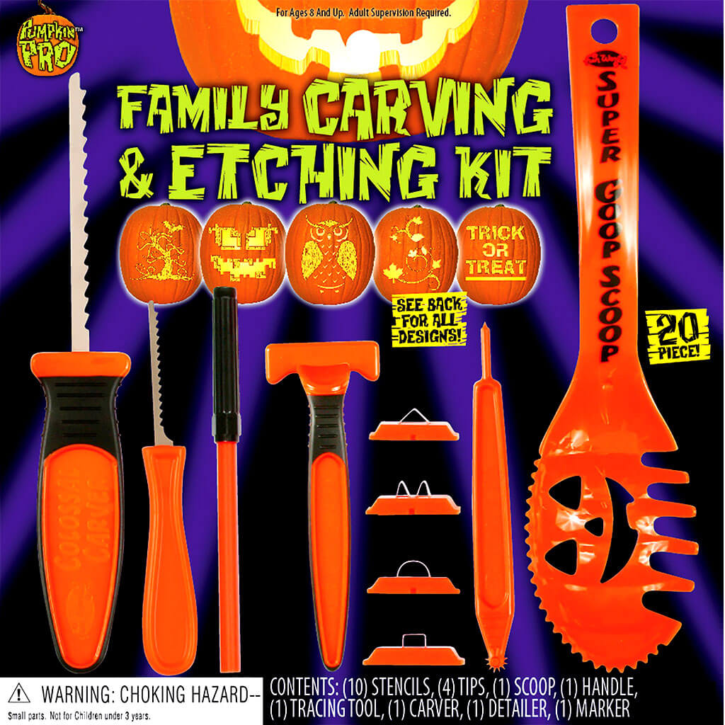 Family Carving and Etching Kit 20pc 