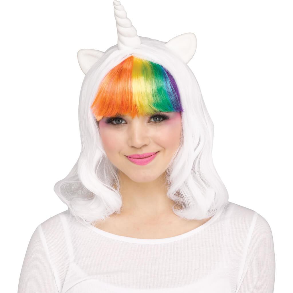 Rainbow Unicorn Wig 