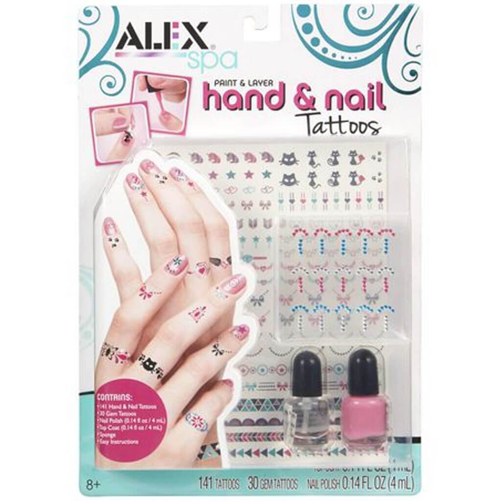 Paint and Layer Nail Tattoos