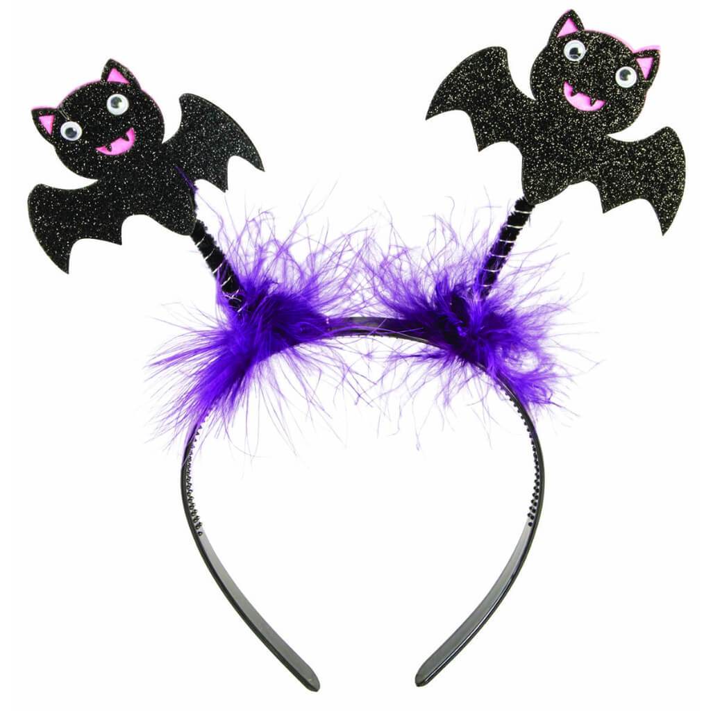 Glitter Bat Headband 