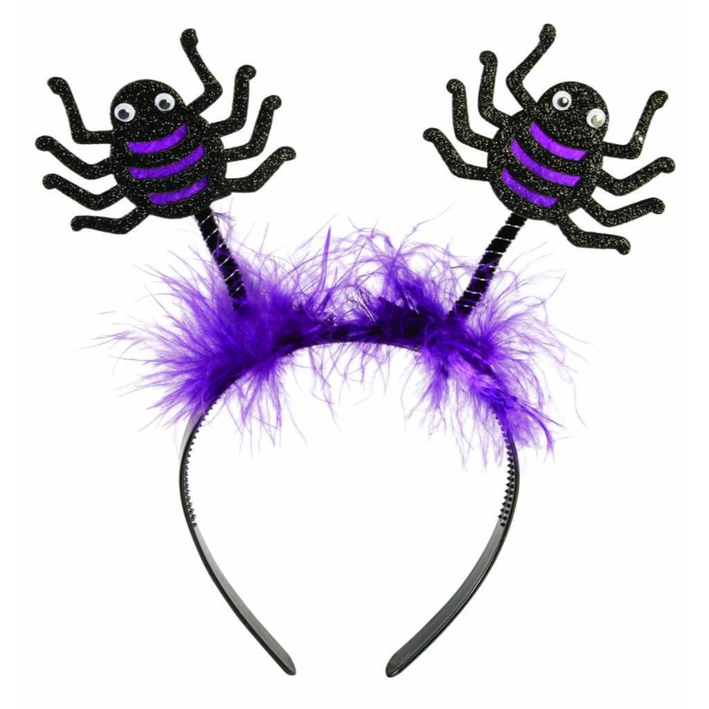 Glitter Spider Headband 