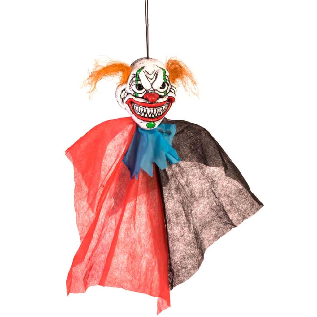 Hanging Clown Prop Decoration 12in