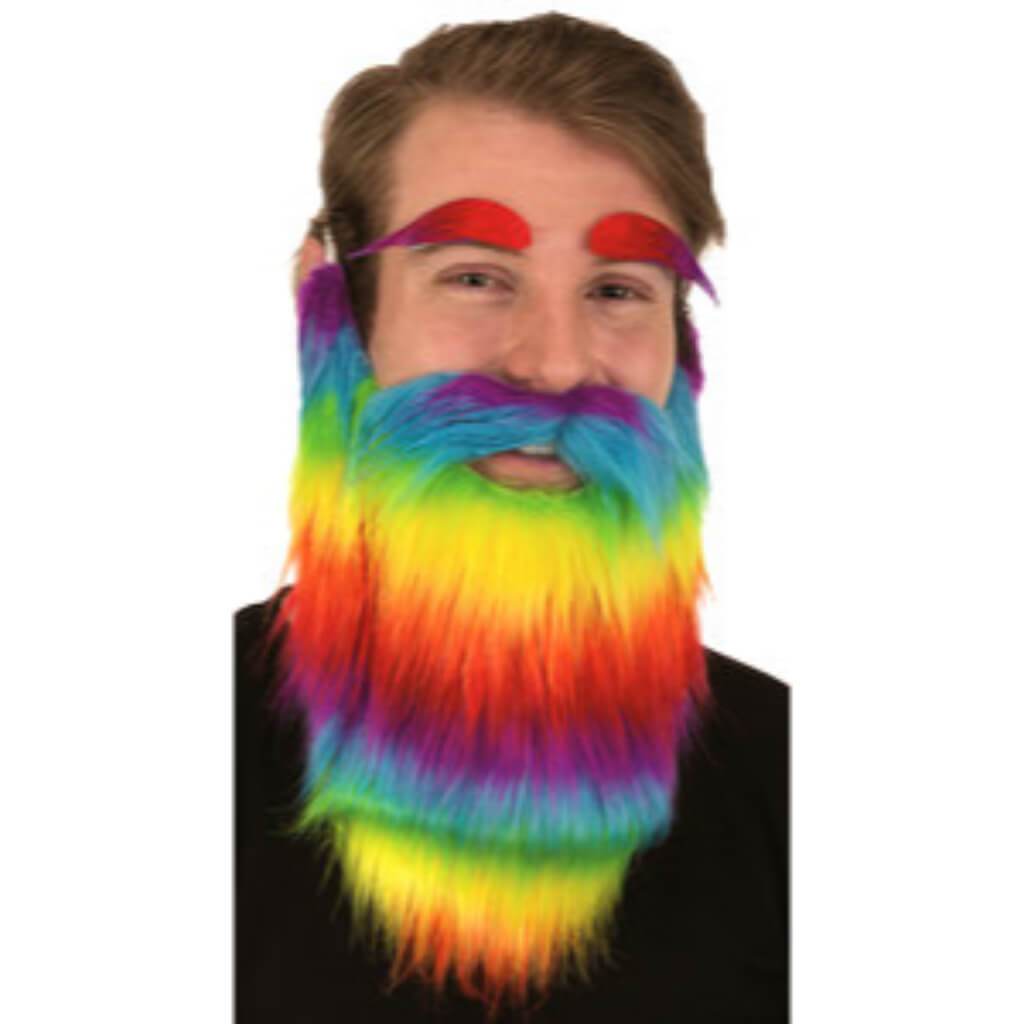 Multicolor Beard Set 