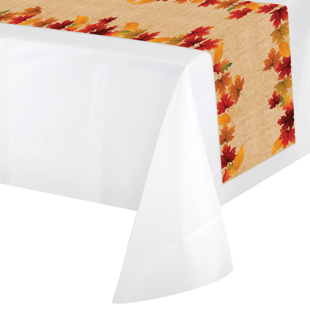 Fall Leaves Table Runner 14x84in