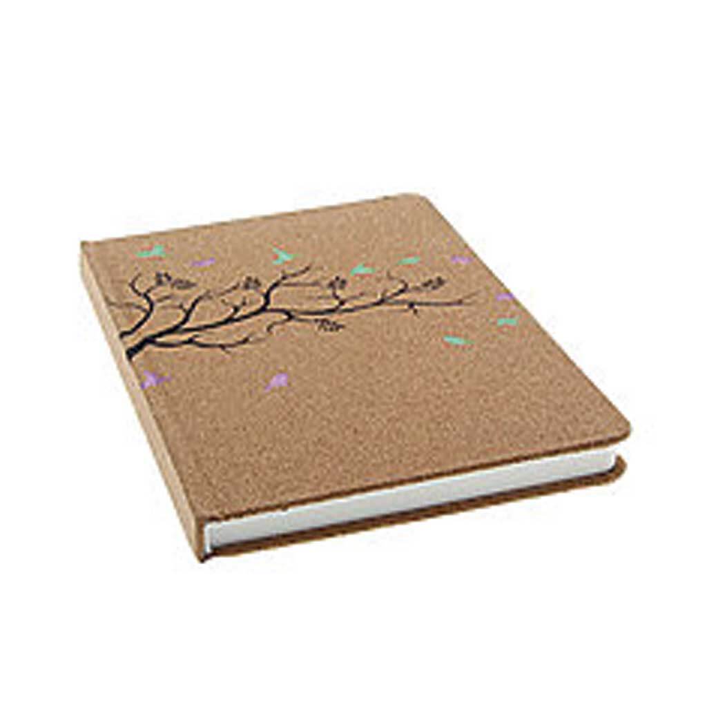 Limited Edition Fashion Woodland Cork Journal Lined 6in x 8in