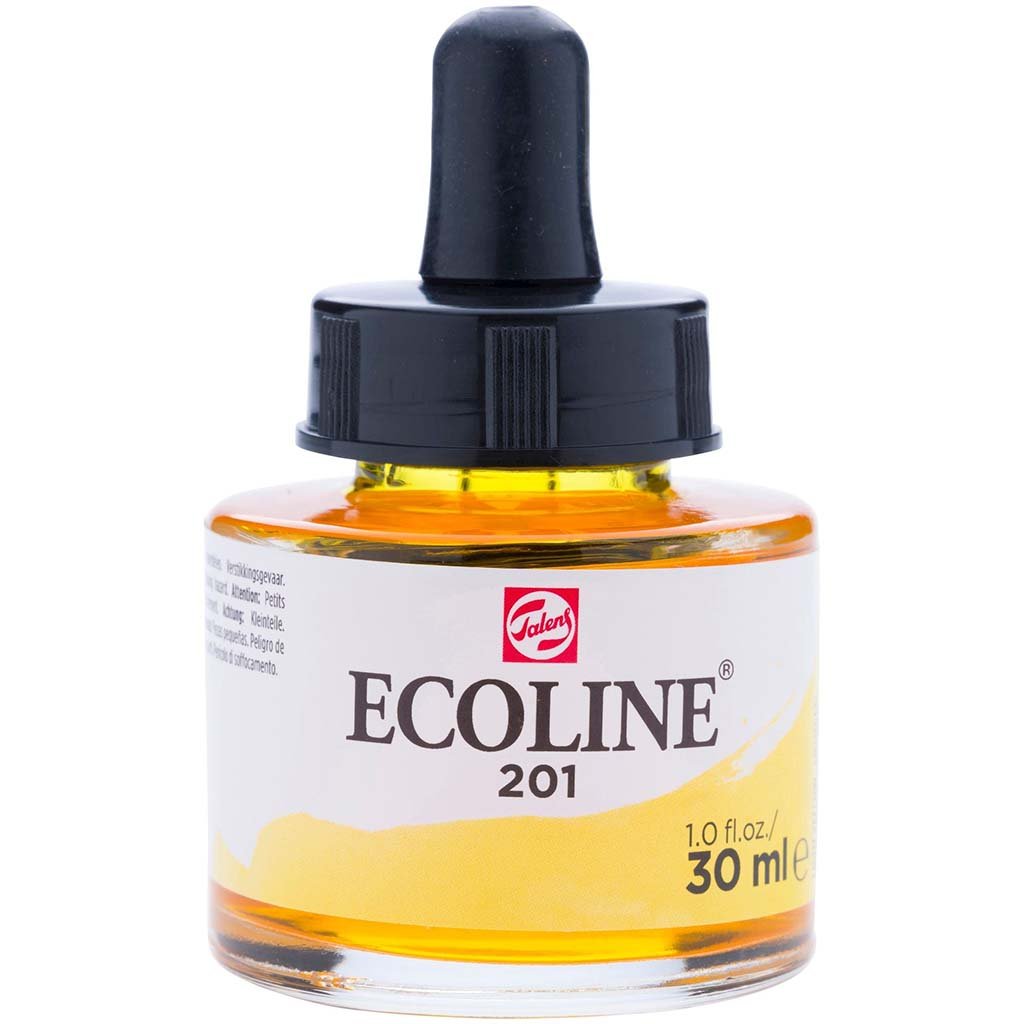 Liquid Watercolor Ecoline Paint with Pipette 30ml