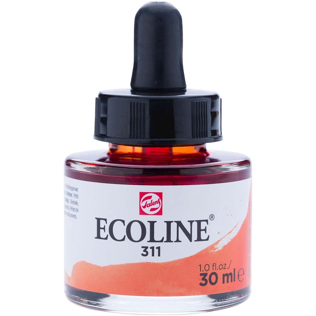 Liquid Watercolor Ecoline Paint with Pipette 30ml