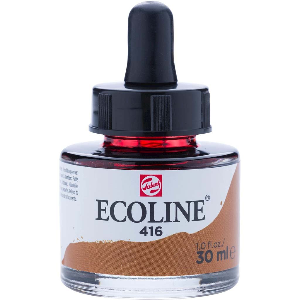 Liquid Watercolor Ecoline Paint with Pipette 30ml