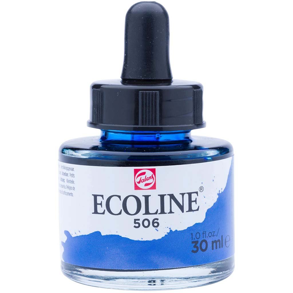 Liquid Watercolor Ecoline Paint with Pipette 30ml