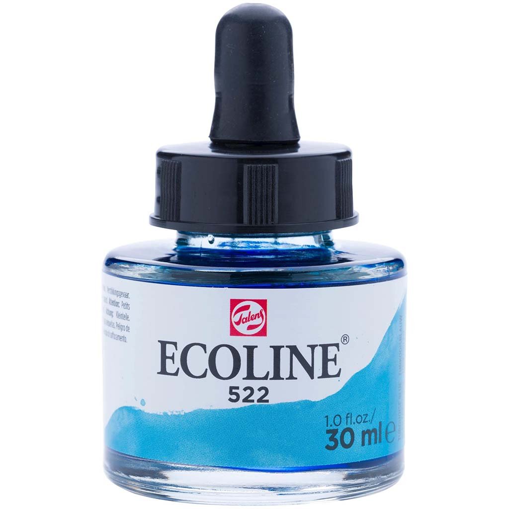 Liquid Watercolor Ecoline Paint with Pipette 30ml