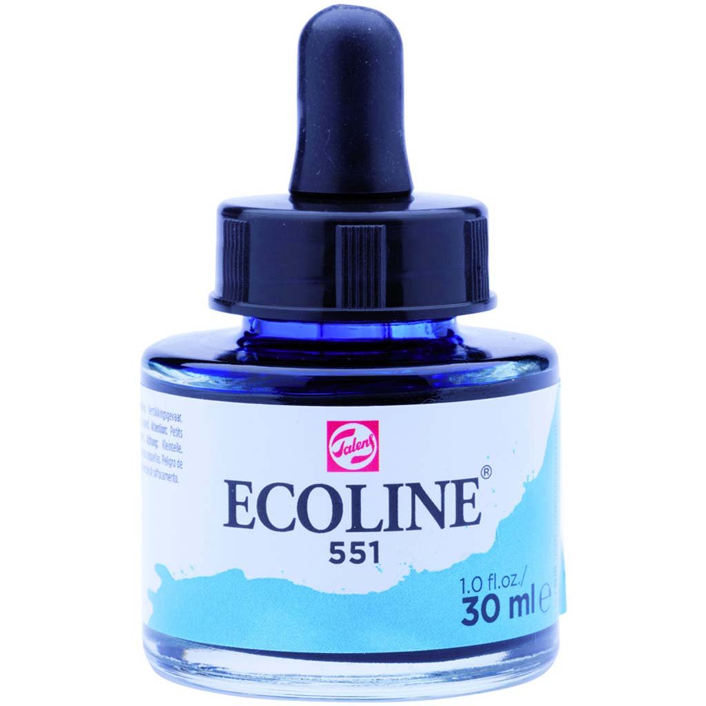 Liquid Watercolor Ecoline Paint with Pipette 30ml