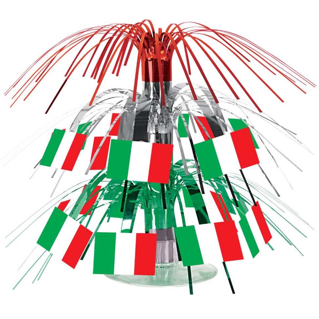 Italian Flag Mini Cascade Centerpiece