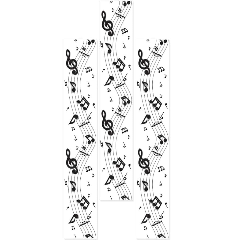 Musical Notes Party Panels 12in X 6ft