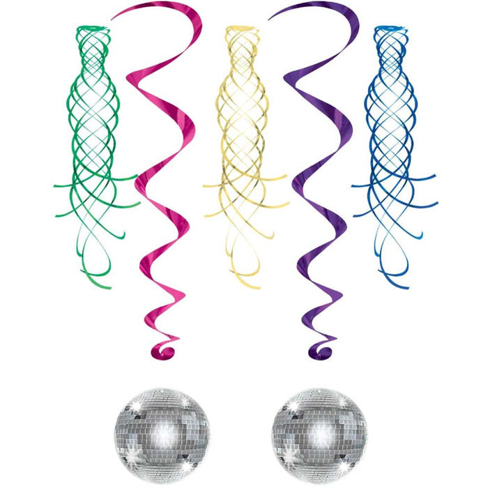 Disco Ball Shimmers & Whirls