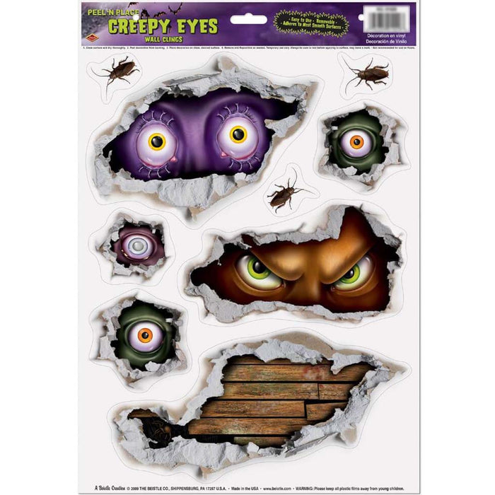 Creepy Eyes Peel 'N Place