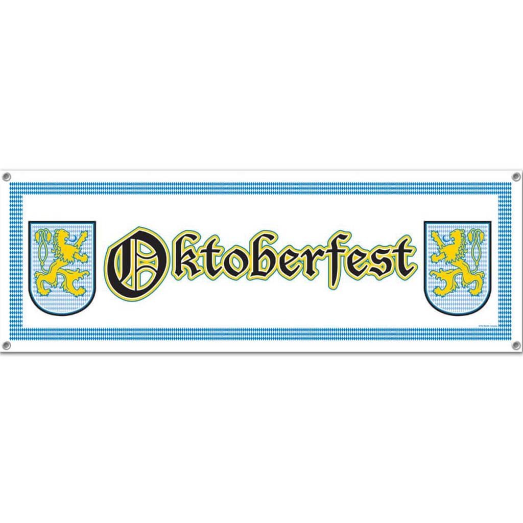 Oktoberfest Sign Banner 5ft X 21in