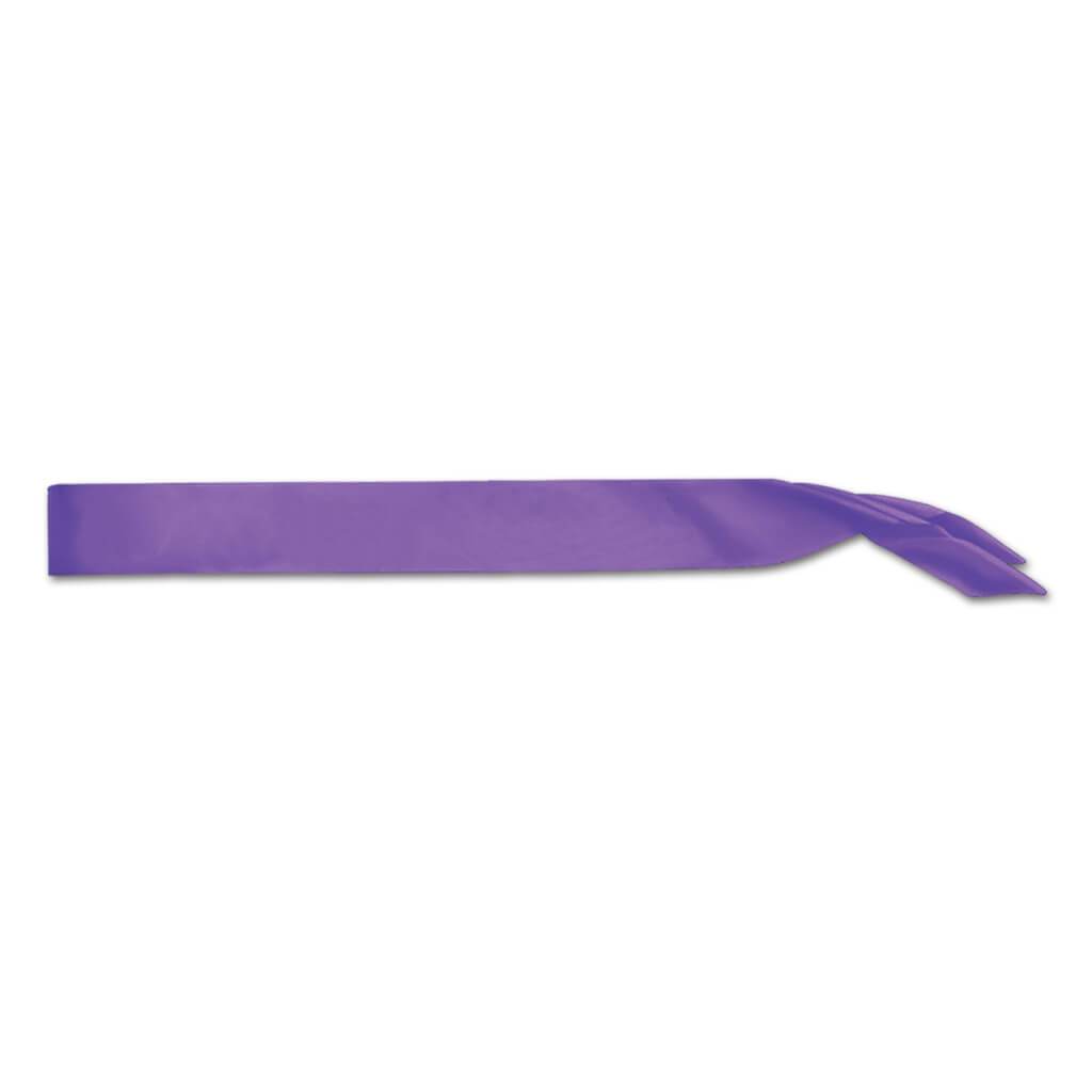 Satin Sash Purple