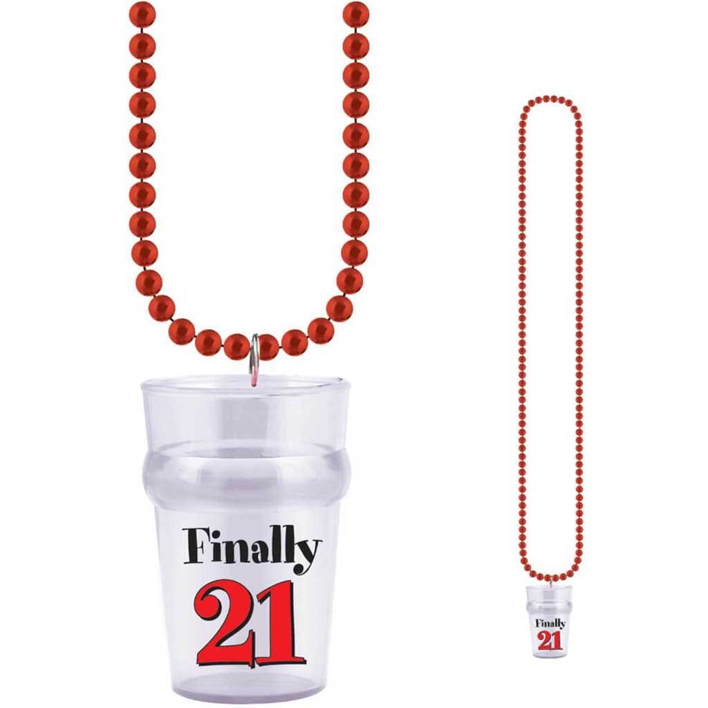 Finally 21 Glass Beads Necklace