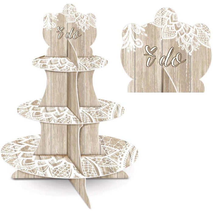 Wedding Cupcake Stand 16in