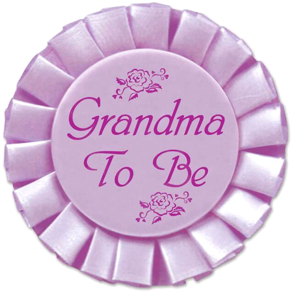 Grandma To Be Satin Button