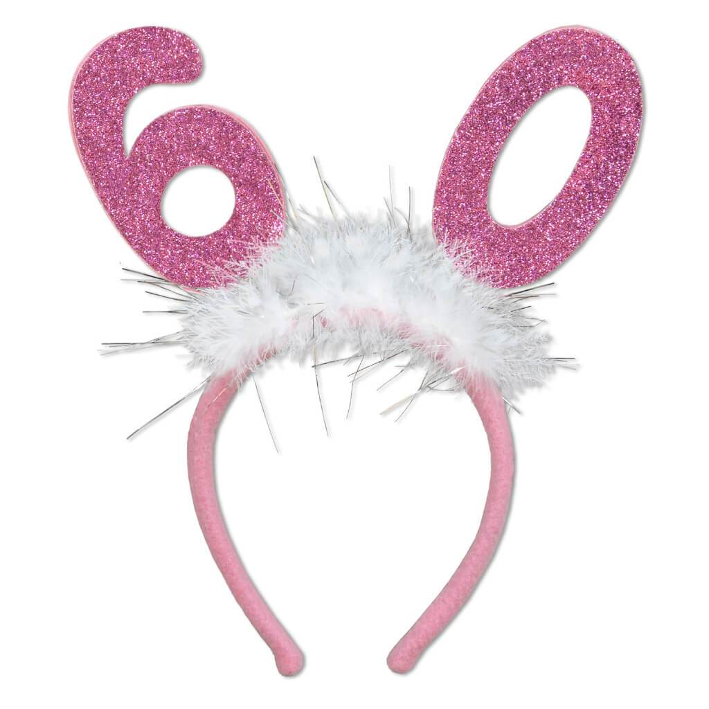 &quot;60&quot; Glittered Boppers w/ Marabou