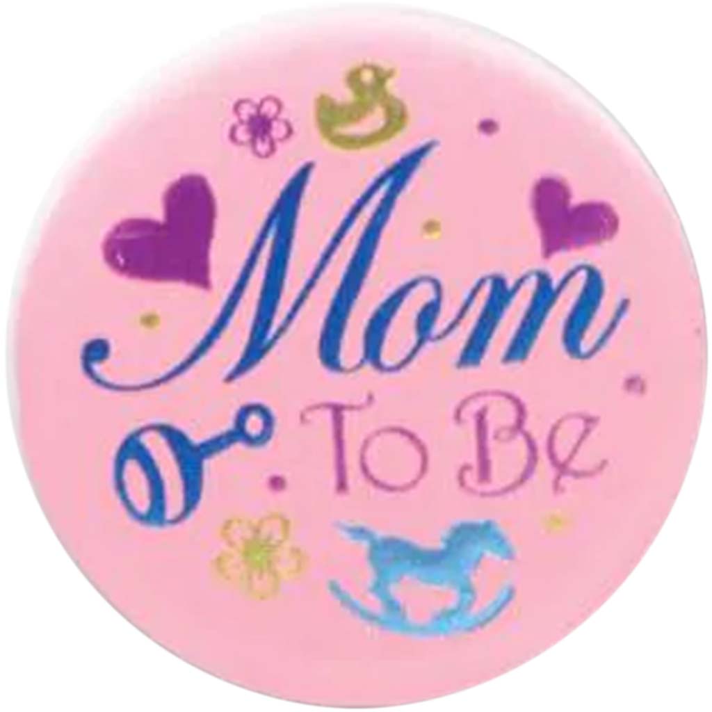 Mom To Be Satin Button