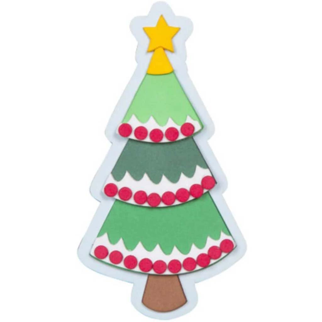 Christmas Tree Craft Kit 33pcs 