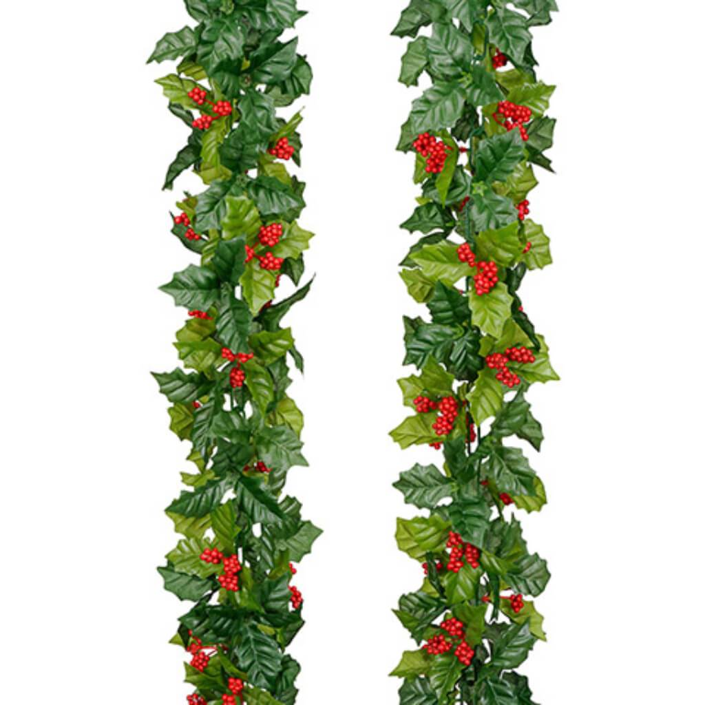 Holly Berry Chain Garland 